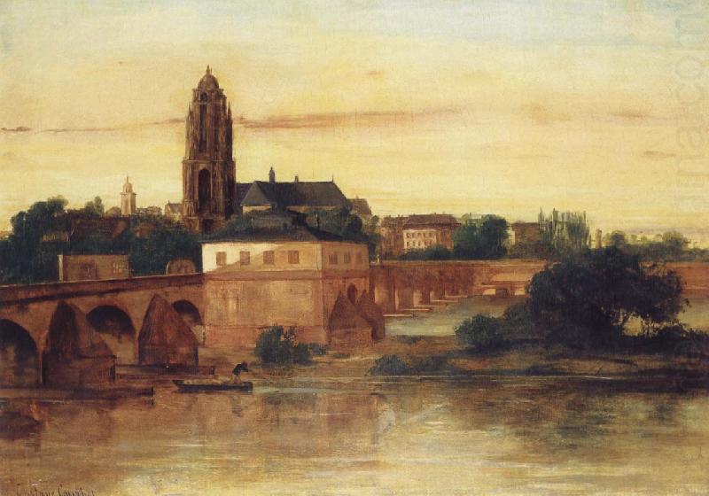 Gustave Courbet View of Frankfurt an Main china oil painting image